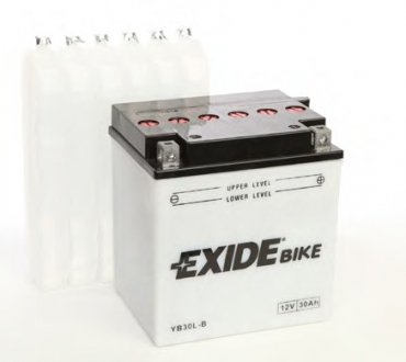YB30LB Стартерная аккумуляторная батарея, Стартерная аккумуляторная батарея EXIDE підбір по vin на Brocar