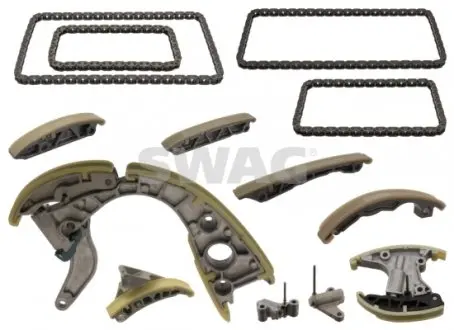 30949440 Комплект ГРМ (ланцюг + елементи) AUDI A8, Q7, VW TOUAREG 4.2D 05.09- SWAG підбір по vin на Brocar