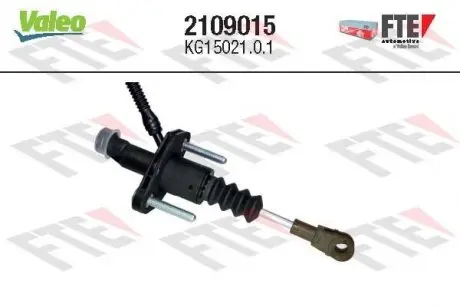 2109015 Циліндр зчеплення (головний) Opel Astra H/G 98-14 VALEO підбір по vin на Brocar