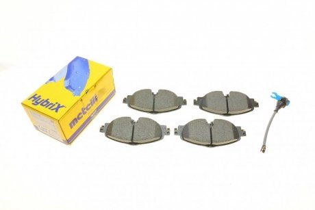 2209500K Колодки тормозные (передние) Audi A3/Q2/Q3/Seat/Skoda Octavia/Kodiaq/VW Golf/Passat B8 12- (+датчик) METELLI подбор по vin на Brocar