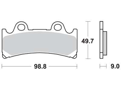 MCB656SV Комплект тормозных колодок, дисковый тормоз TRW подбор по vin на Brocar