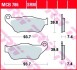 MCB786SRM Комплект гальмівних колодок, дискове гальмо TRW підбір по vin на Brocar