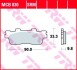 MCB830SRM Комплект гальмівних колодок, дискове гальмо TRW підбір по vin на Brocar