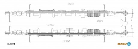 3302371 Трос, стояночная тормозная система ADRIAUTO підбір по vin на Brocar