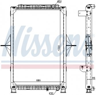 63778A Радіатор NISSENS підбір по vin на Brocar