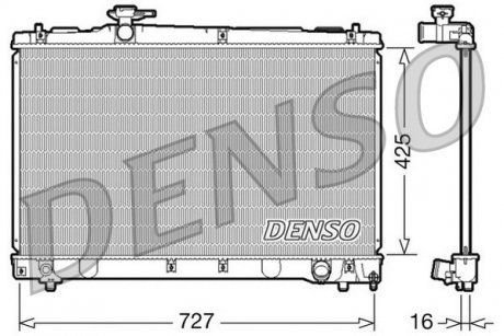 DRM50034 Радиатор, охлаждение двигателя DENSO подбор по vin на Brocar