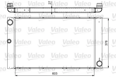 735475 Радіатор, охолодження двигуна VALEO підбір по vin на Brocar