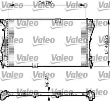 735599 Радіатор, охолодження двигуна VALEO підбір по vin на Brocar
