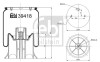 39418 Кожух пневматической рессоры FEBI BILSTEIN підбір по vin на Brocar