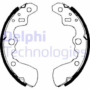 LS1710 Комплект тормозных колодок DELPHI підбір по vin на Brocar