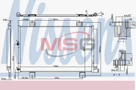 940640 Конденсатор, кондиционер NISSENS подбор по vin на Brocar