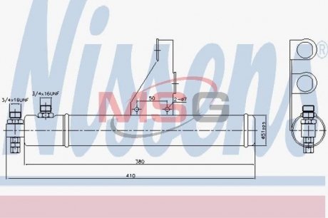 95606 Осушитель кондиционера NISSENS подбор по vin на Brocar