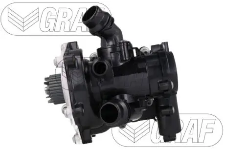 PA1422 Помпа воды Audi/Seat/Skoda/VW 1.8-2.0TSI/TFSI 12- (29z) (B/B) (5л) (з корпусом і термостатом) GRAF підбір по vin на Brocar