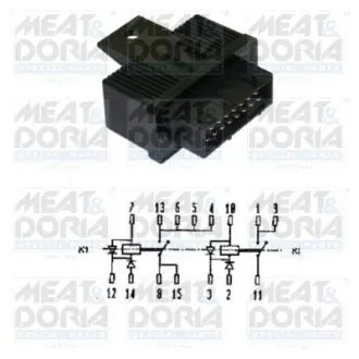 73240107 Реле, паливний насос MEAT&DORIA підбір по vin на Brocar