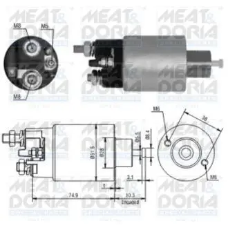 46099 Соленоїд стартера MEAT&DORIA підбір по vin на Brocar