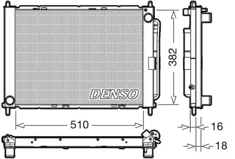 DRM23104 Модуль охолодження DENSO підбір по vin на Brocar