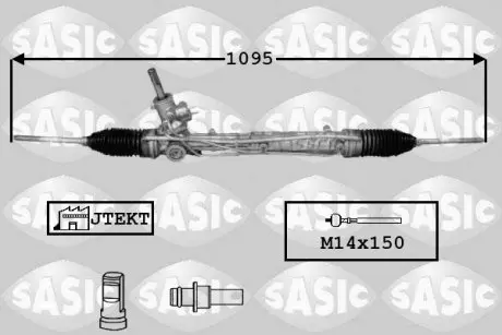 7170053 Кермовий механізм SASIC підбір по vin на Brocar