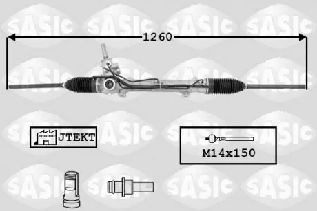 7170041 Кермовий механізм SASIC підбір по vin на Brocar