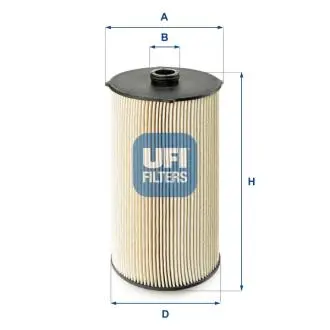 2604400 Топливный фильтр UFI підбір по vin на Brocar