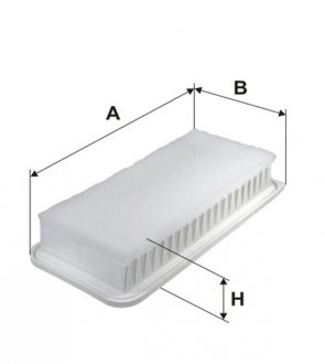 WA9554 Повітряний фільтр WIX FILTERS підбір по vin на Brocar