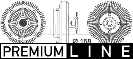 CFC109000P Муфта, вентилятор радіатора MAHLE / KNECHT підбір по vin на Brocar