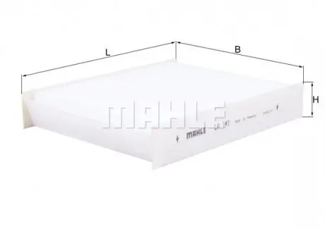 LA141 Фільтр салону MAHLE / KNECHT підбір по vin на Brocar