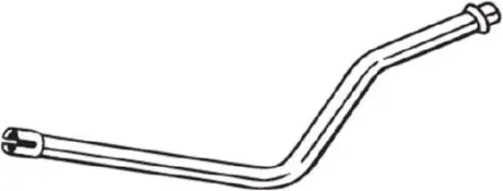 800527 Выхлопная труба CITROEN C1 (05-14), PEUGEOT 107 (05-14), TOYOTA Aygo (05-14) (800-527) BOSAL BOSAL подбор по vin на Brocar