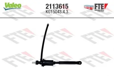 2113615 Циліндр зчеплення головний NISSAN/OPEL/RENAULT VALEO підбір по vin на Brocar