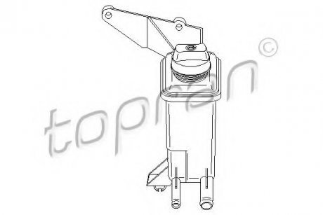 110509 Бачок системи гідропідсилювача TOPRAN підбір по vin на Brocar