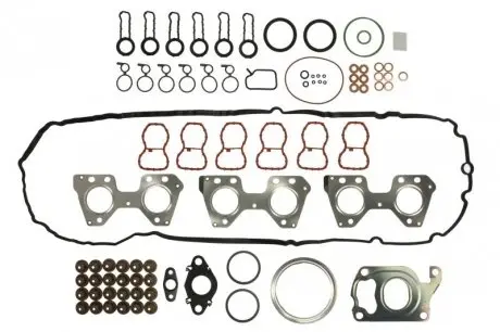 522130 Повний комплект прокладок двигуна (верх) BMW 3 (F30, F80), 3 GRAN TURISMO (F34), 4 (F32, F82), 4 (F33, F83), 4 GRAN COUPE (F36), 5 (F10), 5 (F11), 5 GRAN TURISMO (F07), 6 (F12), 6 (F13) 3.0D 11.10- ELRING підбір по vin на Brocar