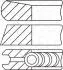0845060000 Кільця поршневі Fiat Ducato 2.3D 06- (88.00mm/STD) (2.5-2-2.5) GOETZE підбір по vin на Brocar