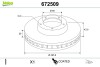 672509 Диск тормозной MALOWANA NISSAN QASHQAI VALEO підбір по vin на Brocar