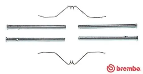 A02264 Тормозные колодки (монтажный набор) BREMBO підбір по vin на Brocar