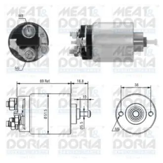 46104 Тягове реле, стартер MEAT&DORIA підбір по vin на Brocar