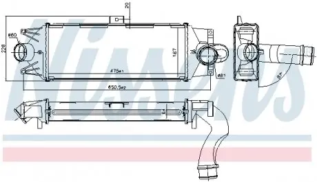 96202 Інтеркулер NISSENS підбір по vin на Brocar