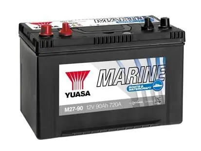 M2790S Акумулятор YUASA 12В 90Агод./720А Active Marine Start (L+ стандартні клеми + різьба) 304x173x225 B1 (дублювання) YUASA підбір по vin на Brocar