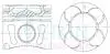 Поршни стандартные (к-кт на мотор) 1.3jtd Fiat Doblo/1.3cdti Opel Combo,Astra H/ 1.3DDiS Suzuki Swif 34129ASTD