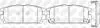 PN0098 Колодки задние GM Captiva, Antara, Suzuki XL-7 USA, Hyundai Terracan NiBK підбір по vin на Brocar