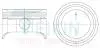 45137050 Поршні +0.50mm (к-кт на двигун) H27 Suzuki Grand Vitara XL7 (JA627) TEIKIN підбір по vin на Brocar
