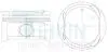 Поршні + 0.25mm (к-кт на двигун) Toyota Camry, RAV-4, Solara 2AZ-FE 46343025