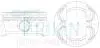 Поршни +0.50mm (к-кт на мотор) Chrysler,Dodge,Jeep Pentastar 3,6L 31134050