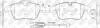 Колодки передні з датчиком Jaguar, Land Rover, Volvo, Ford, PSA PN0462W