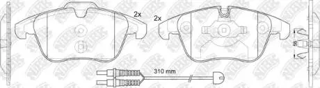 PN0462W Колодки передние с датчиком Jaguar, Land Rover, Volvo, Ford, PSA NiBK подбор по vin на Brocar
