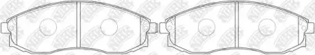 PN2824 Колодки тормозные передние Nissan Maxima, Mitsubishi L200 96-07 NiBK підбір по vin на Brocar