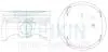 Поршні 81mm STD (к-кт на двигун) R20A Honda Accord, Civic, CR-V 38186STD