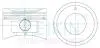 44688050 Поршні +0.50mm (к-кт на двигун) Almera Classic B10RS (QG16DE) TEIKIN підбір по vin на Brocar