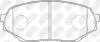 PN3473 Колодки тормозные передние Mitsubishi Pajero Junior (Japan) NiBK підбір по vin на Brocar
