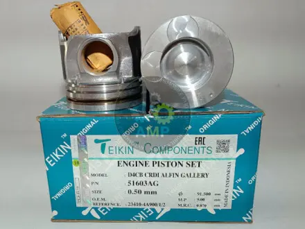 51603AG050 Поршні +0.50mm (к-кт на двигун) D4CB Hiundai H1, Kia Sorento TEIKIN підбір по vin на Brocar