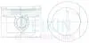 48110050 Поршні +0.50mm (к-кт на двигун) Volkswagen ABS,ADZ,NE,DS,DZ TEIKIN підбір по vin на Brocar