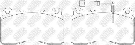 PN0150W Колодки передние с датчиком Ford Mustang, Alfa, PSA, Volvo NiBK підбір по vin на Brocar